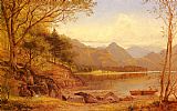 Leader Paintings - Derwentwater by Benjamin Williams Leader